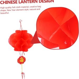 20pcs New Year Paper Lanterns Fall Decor, Hanging Decor Chic Spring Festival NEW